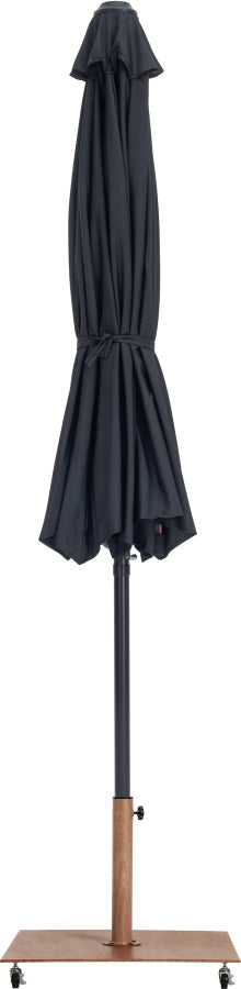 Fiji Water Resistant Fabric And Aluminum Patio Umbrella With Base Set