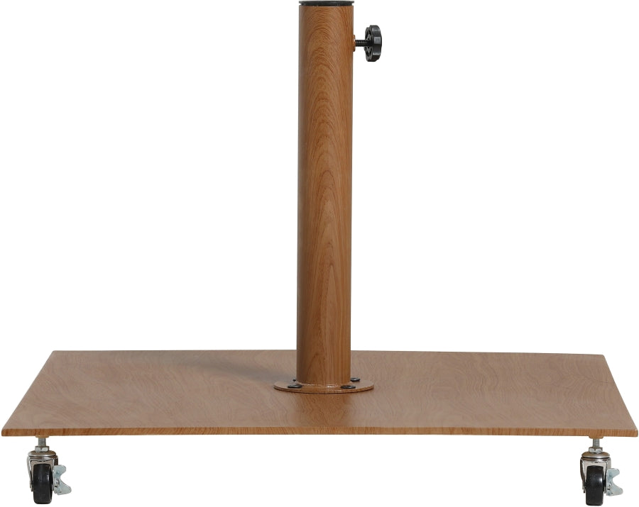 Fiji Water Resistant Fabric And Aluminum Patio Umbrella With Base Set