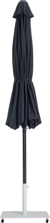 Fiji Water Resistant Fabric And Aluminum Patio Umbrella With Base Set