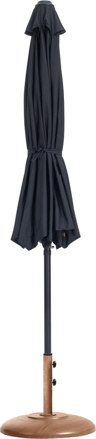 Fiji Water Resistant Fabric And Aluminum Patio Umbrella With Base Set