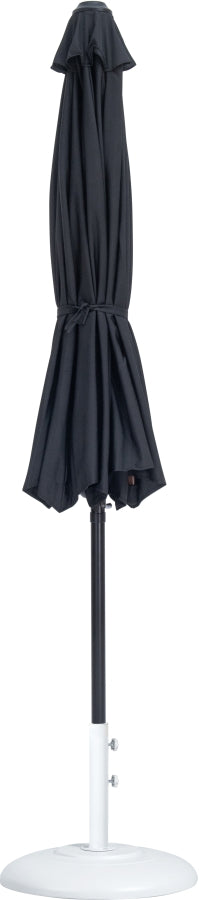 Fiji Water Resistant Fabric And Aluminum Patio Umbrella With Base Set