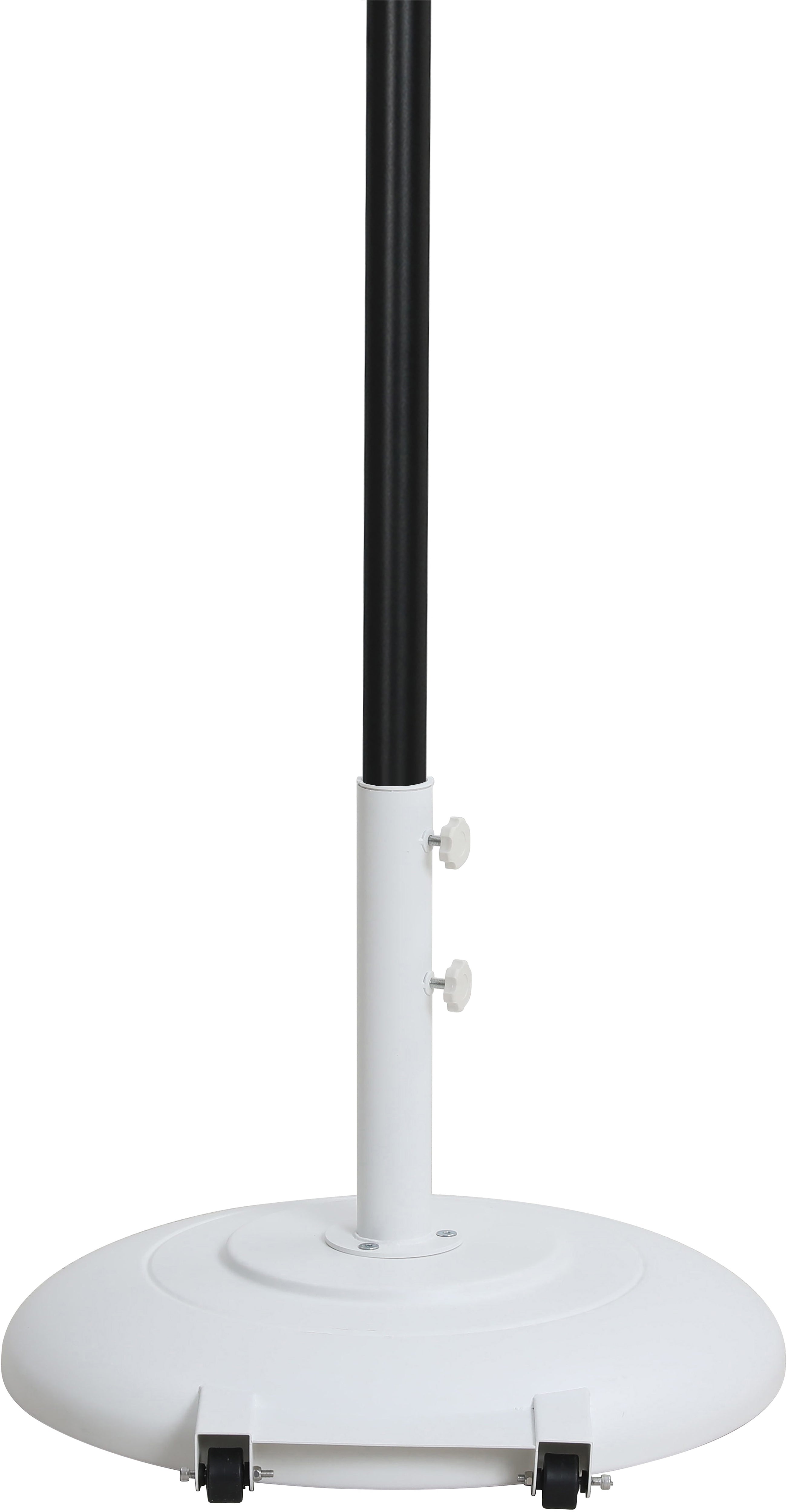 Fiji Water Resistant Fabric And Aluminum Patio Umbrella With Base Set