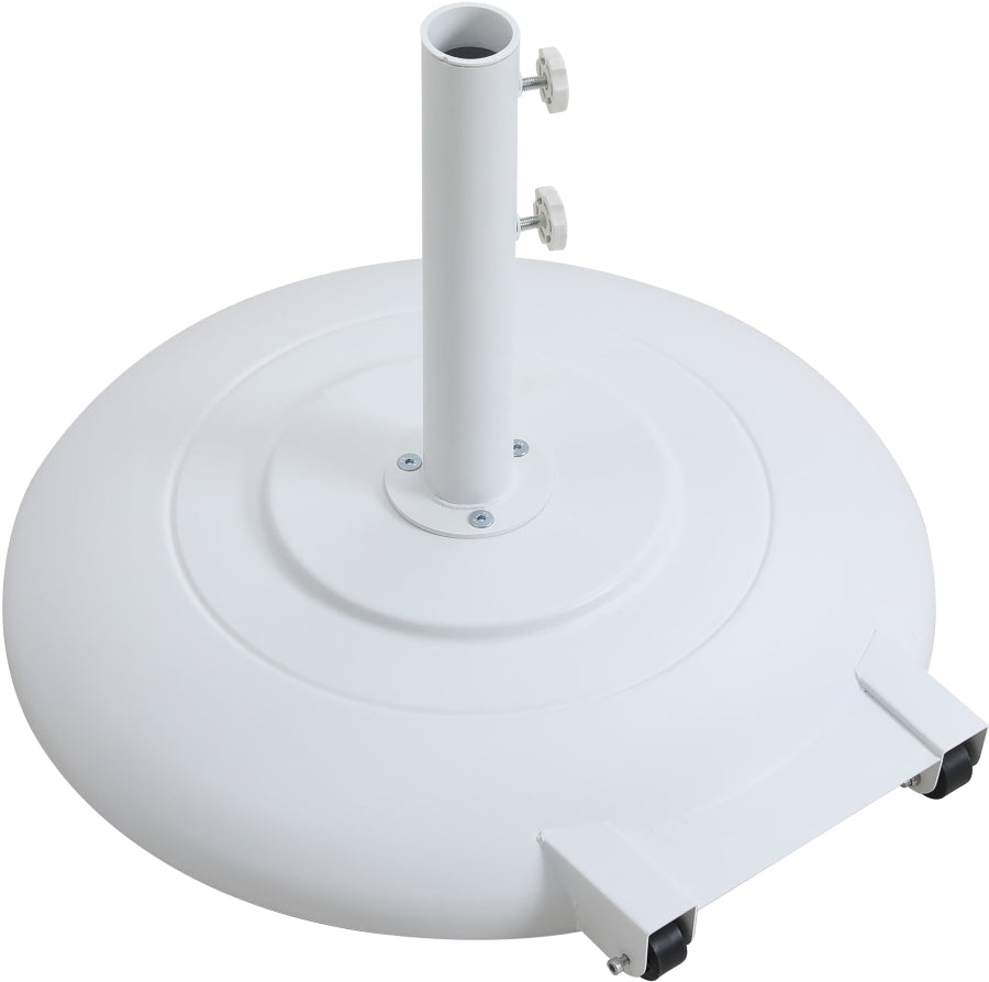 Fiji Water Resistant Fabric And Aluminum Patio Umbrella With Base Set