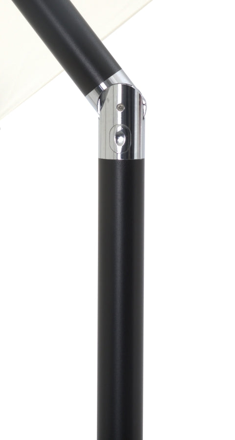 Fiji Water Resistant Fabric And Aluminum Patio Umbrella With Base Set