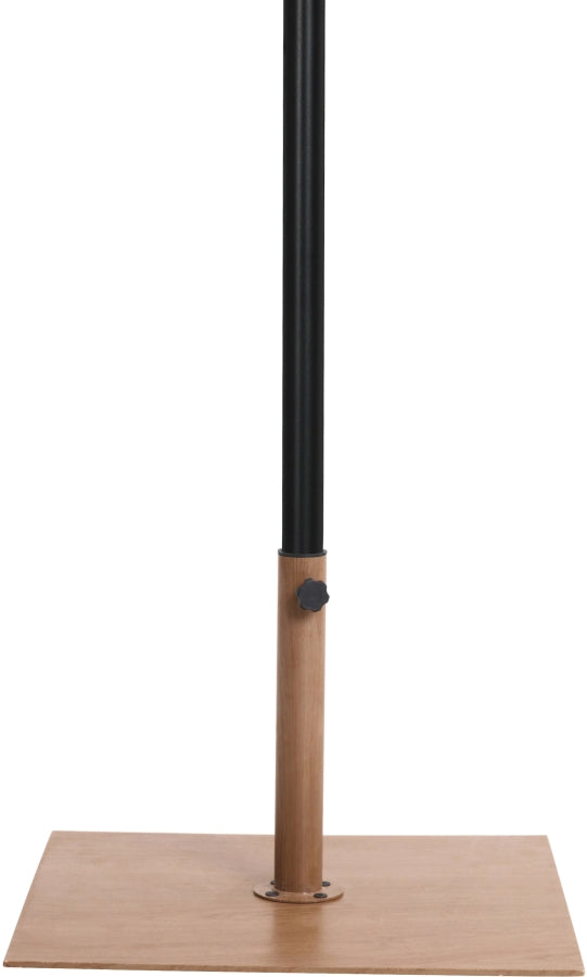 Fiji Water Resistant Fabric And Aluminum Patio Umbrella With Base Set