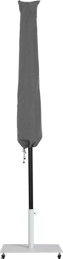 Fiji Water Resistant Fabric And Aluminum Patio Umbrella With Base Set