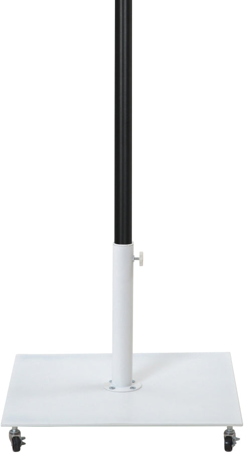 Fiji Water Resistant Fabric And Aluminum Patio Umbrella With Base Set