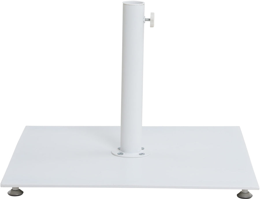 Fiji Water Resistant Fabric And Aluminum Patio Umbrella With Base Set