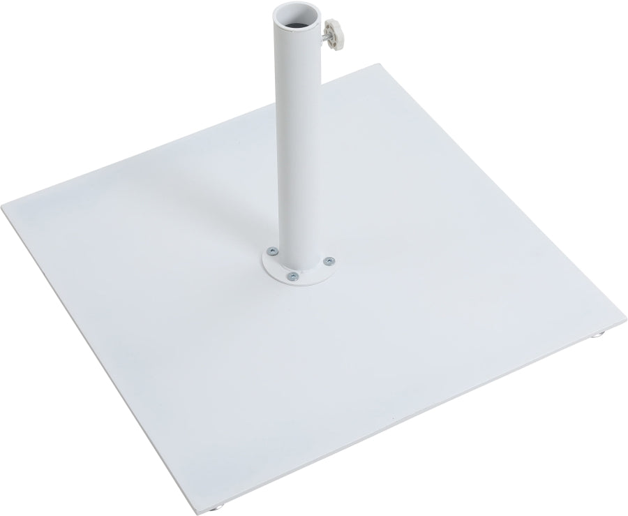 Fiji Water Resistant Fabric And Aluminum Patio Umbrella With Base Set