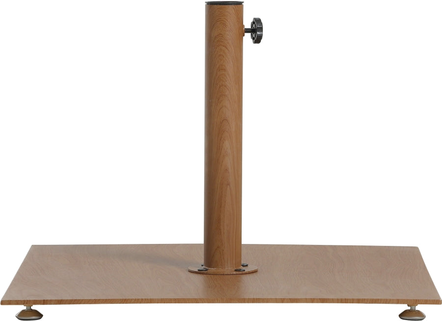 Fiji Water Resistant Fabric And Aluminum Patio Umbrella With Base Set