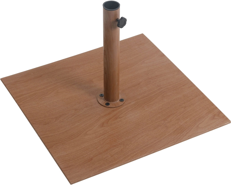 Fiji Water Resistant Fabric And Aluminum Patio Umbrella With Base Set