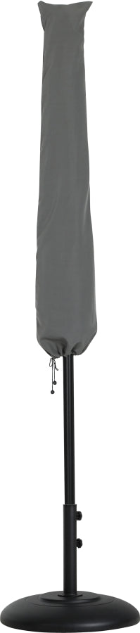 Fiji Water Resistant Fabric And Aluminum Patio Umbrella With Base Set