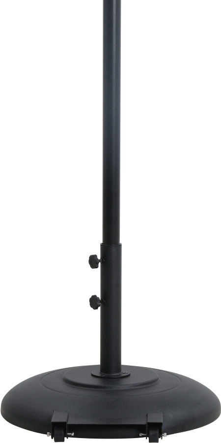 Fiji Water Resistant Fabric And Aluminum Patio Umbrella With Base Set