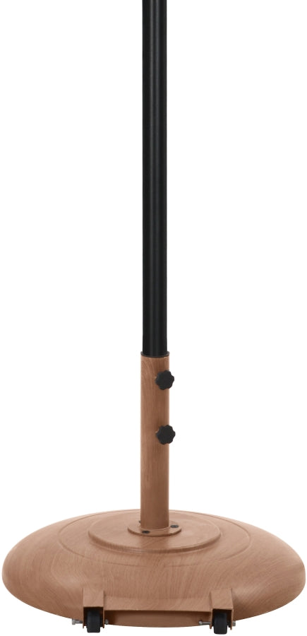 Fiji Water Resistant Fabric And Aluminum Patio Umbrella With Base Set