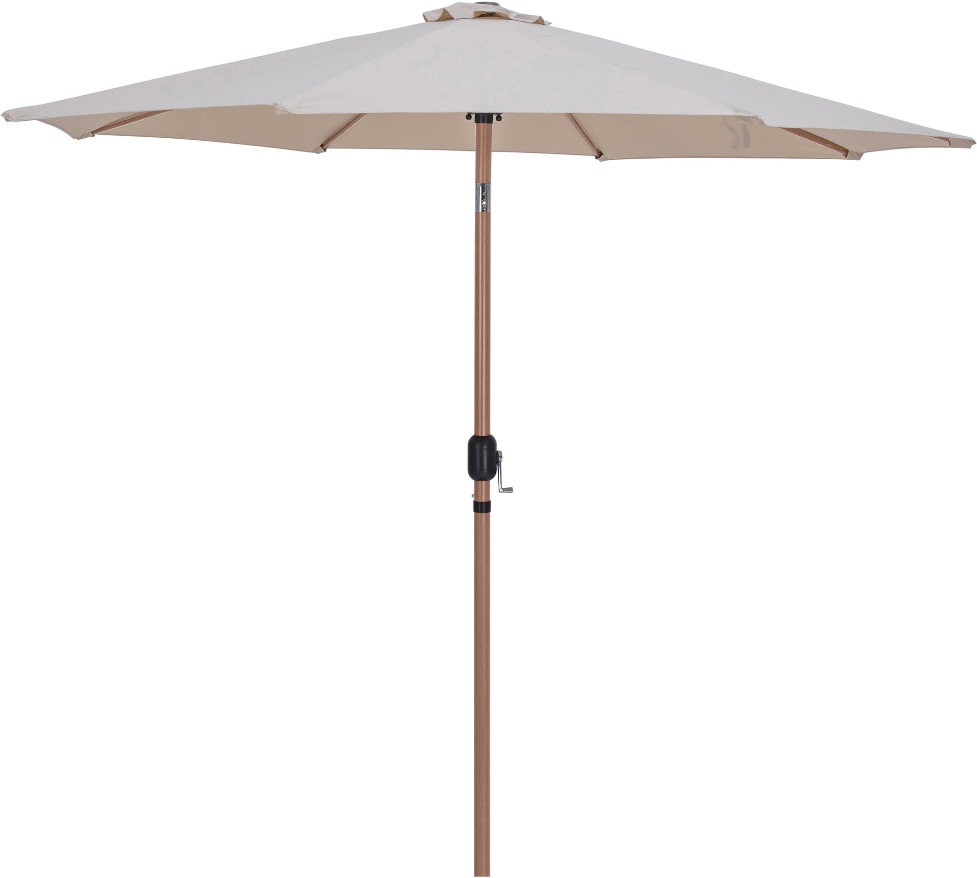 Amalfi Water Resistant Fabric And Aluminum Patio Umbrella With Base Set