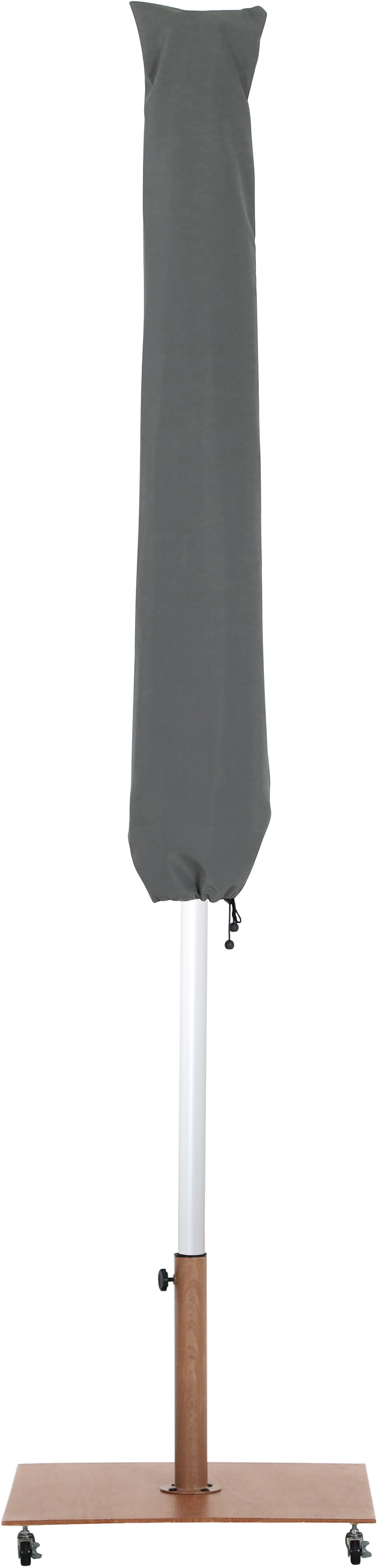 Amalfi Water Resistant Fabric And Aluminum Patio Umbrella With Base Set