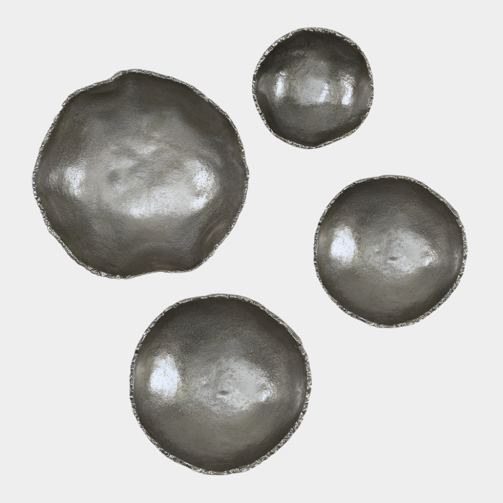 Lucky Coins Outdoor Metal Wall Decor, S/4