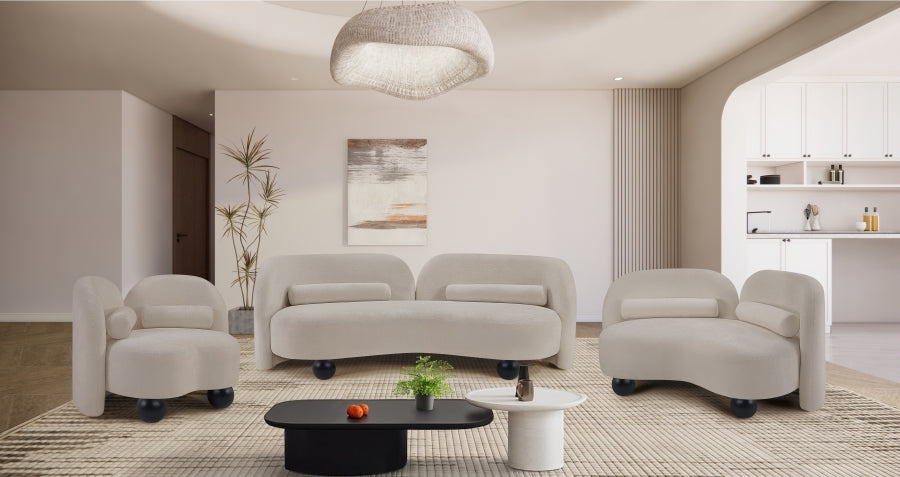 Canapé en tissu chenille Daphné