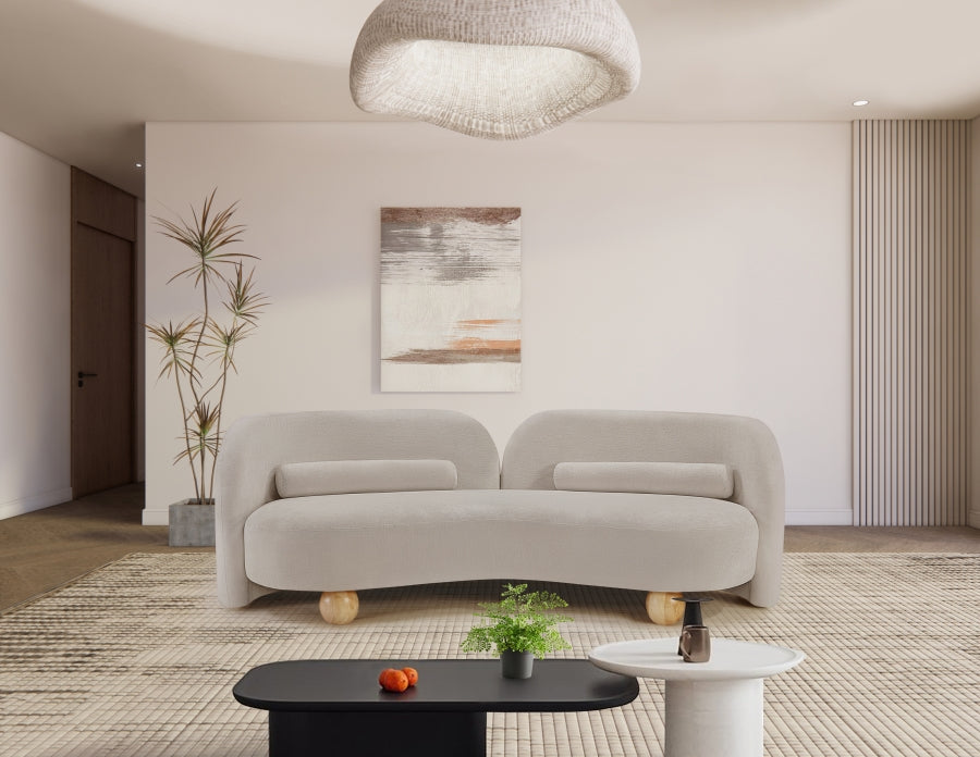 Canapé en tissu chenille Daphné