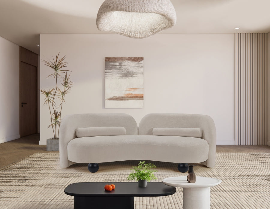 Canapé en tissu chenille Daphné