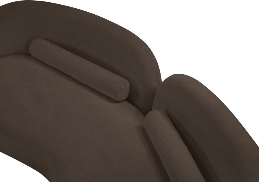 Canapé en tissu chenille Daphné