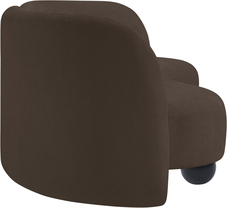 Canapé en tissu chenille Daphné