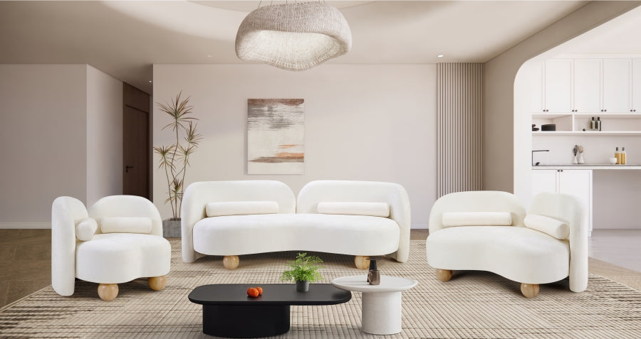 Canapé en tissu chenille Daphné