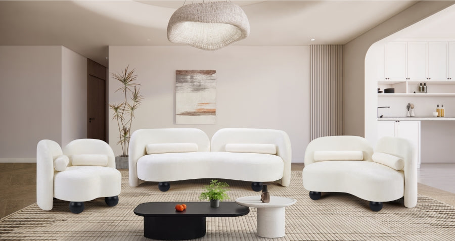 Canapé en tissu chenille Daphné