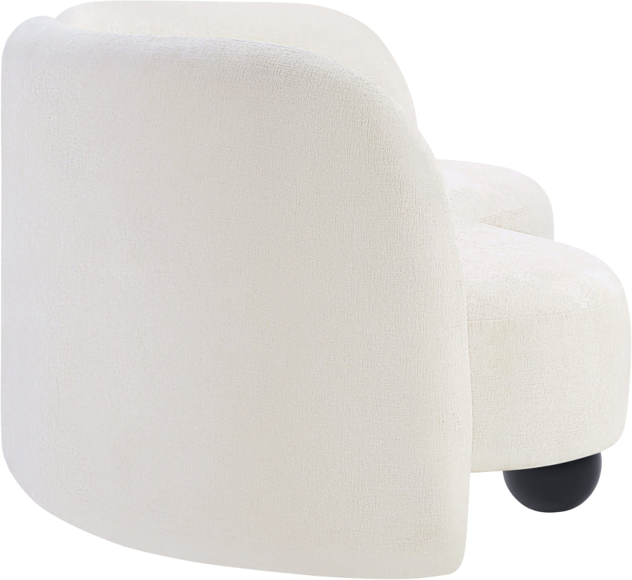 Canapé en tissu chenille Daphné