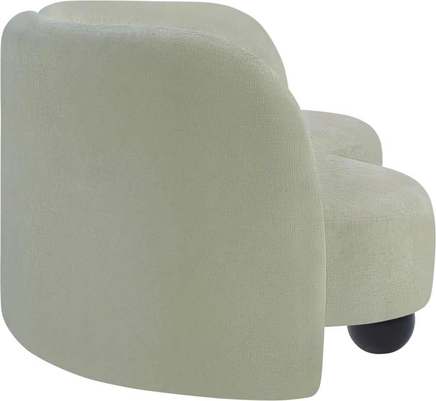 Canapé en tissu chenille Daphné