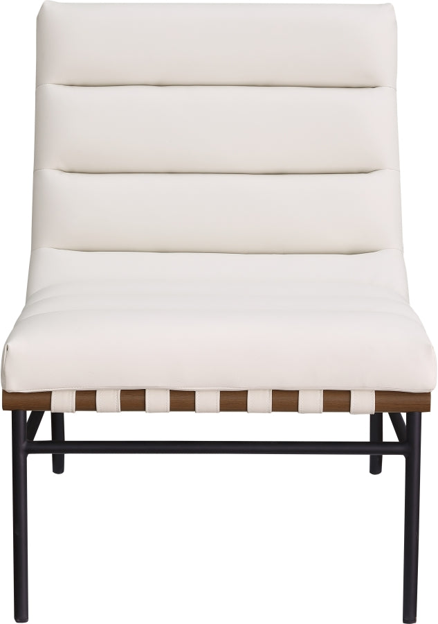 Fauteuil d'appoint rembourré en chenille Vivi