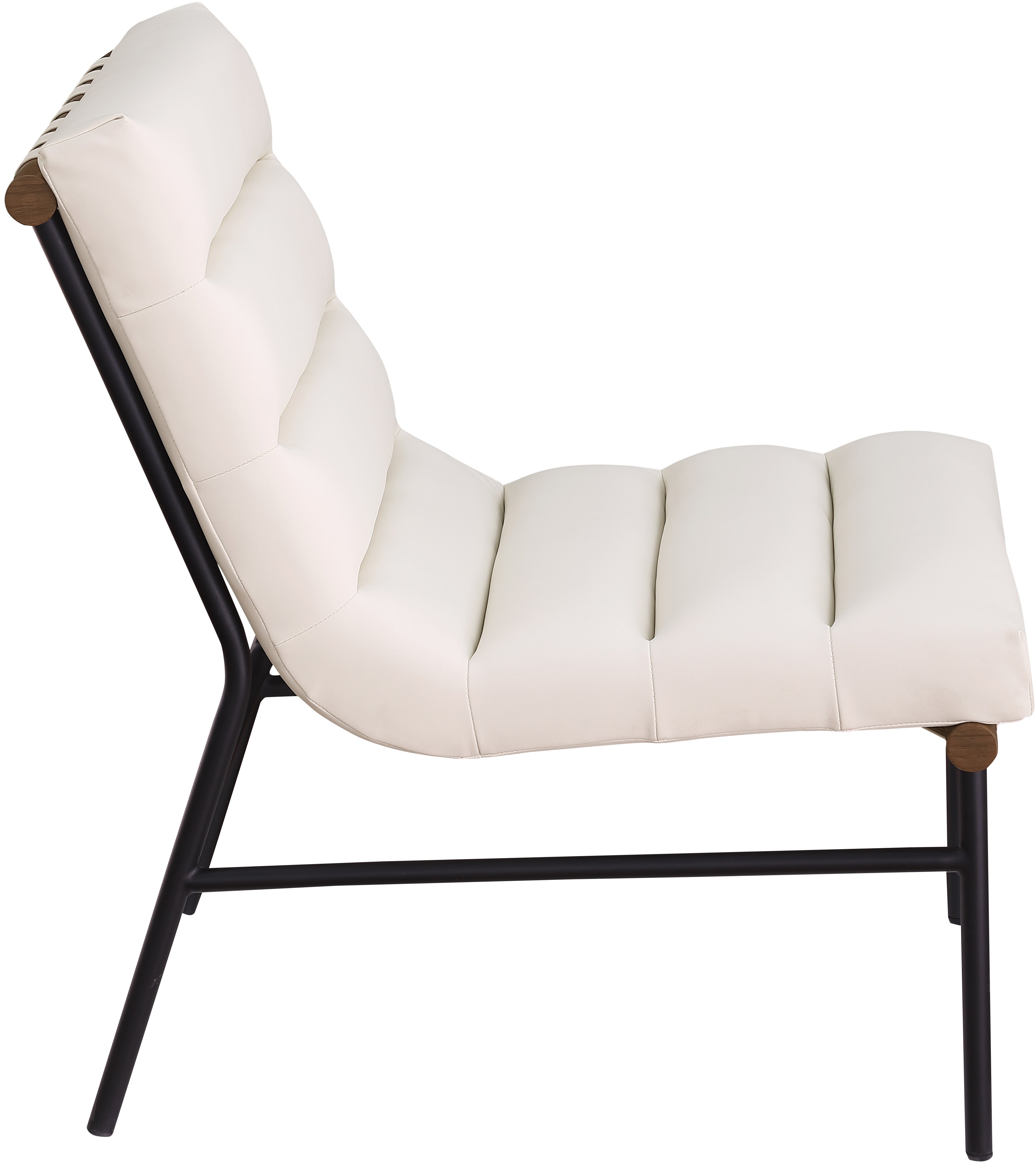 Fauteuil d'appoint rembourré en chenille Vivi