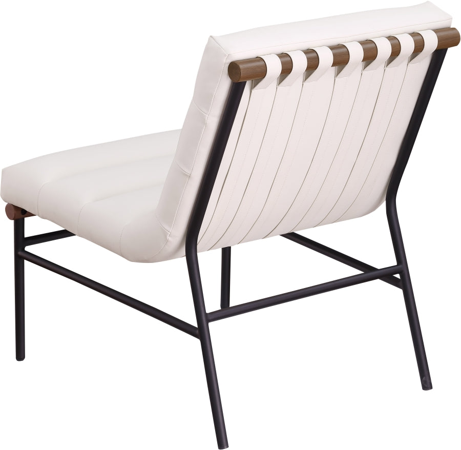 Fauteuil d'appoint rembourré en chenille Vivi