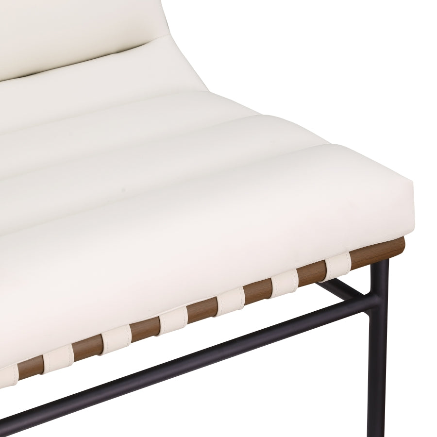 Fauteuil d'appoint rembourré en chenille Vivi