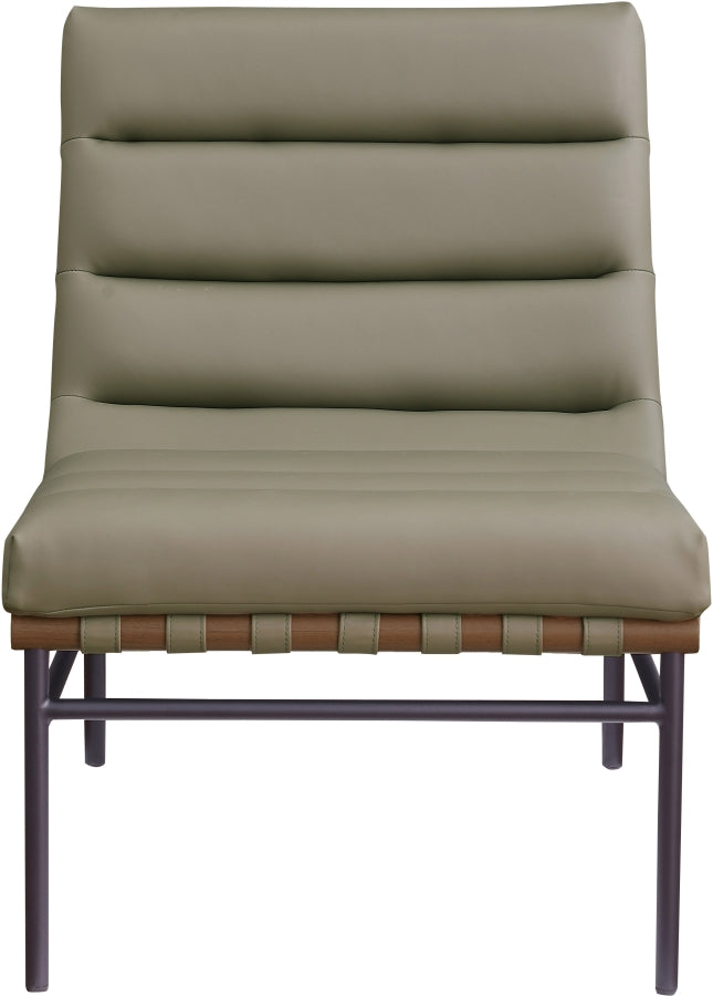Fauteuil d'appoint rembourré en chenille Vivi