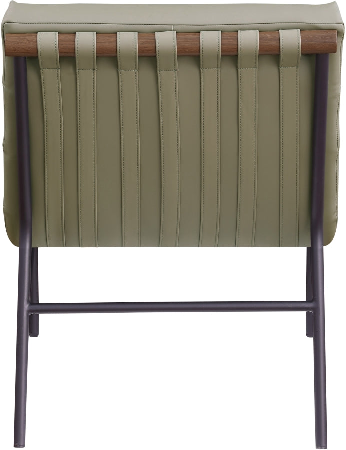 Fauteuil d'appoint rembourré en chenille Vivi