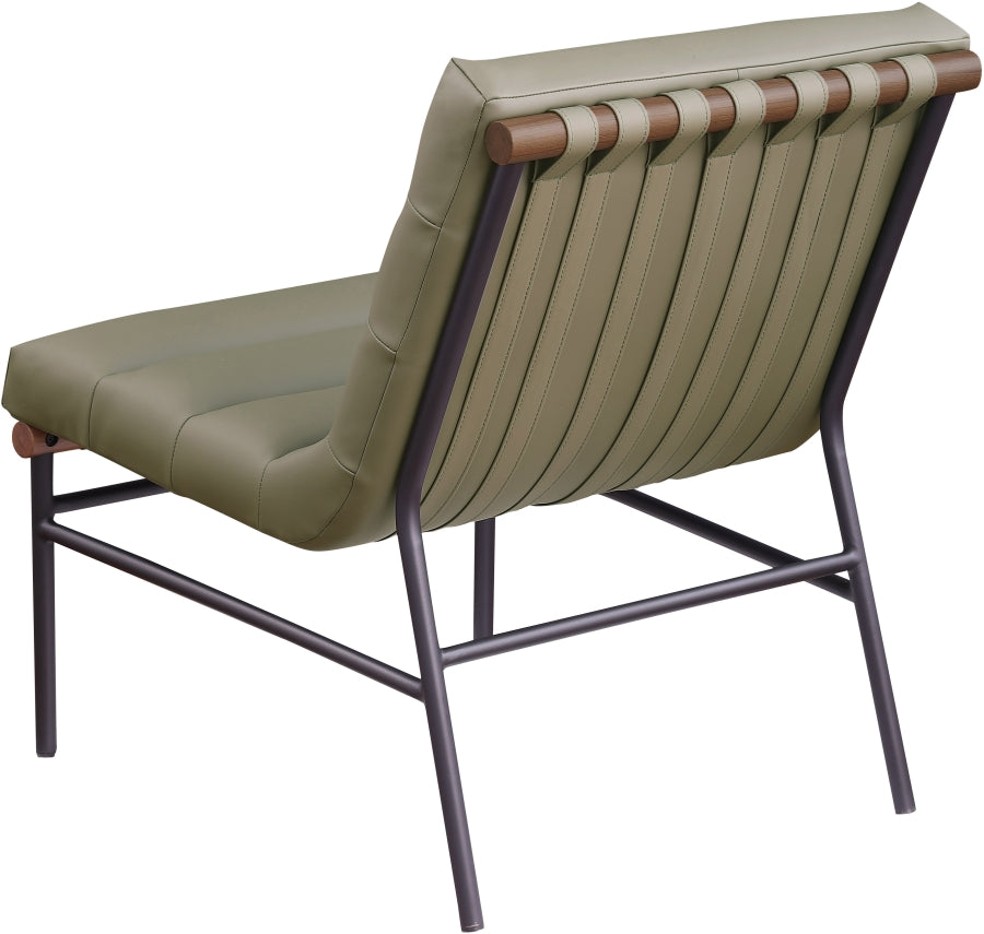 Fauteuil d'appoint rembourré en chenille Vivi