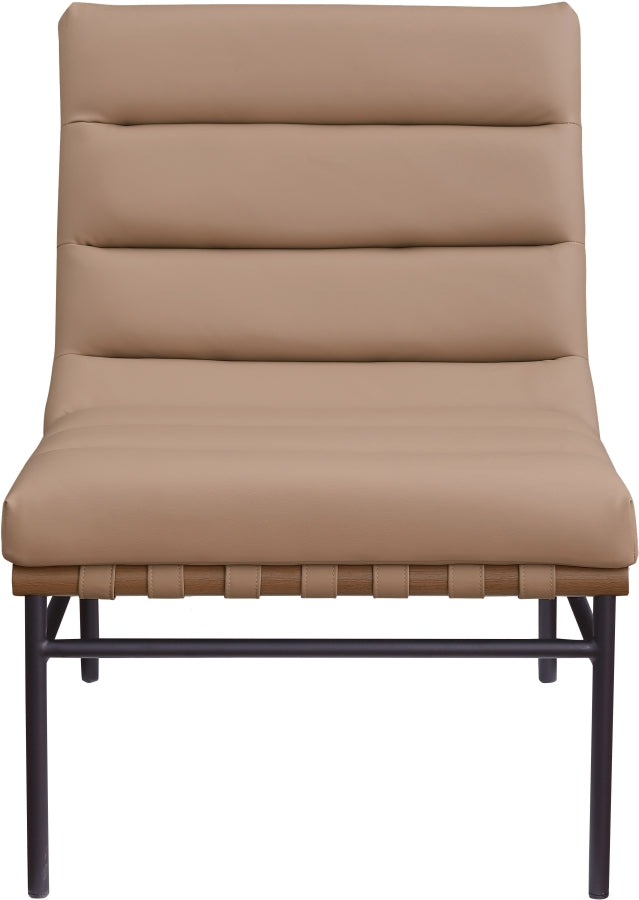 Fauteuil d'appoint rembourré en chenille Vivi