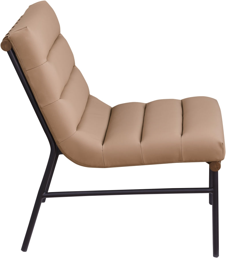 Fauteuil d'appoint rembourré en chenille Vivi