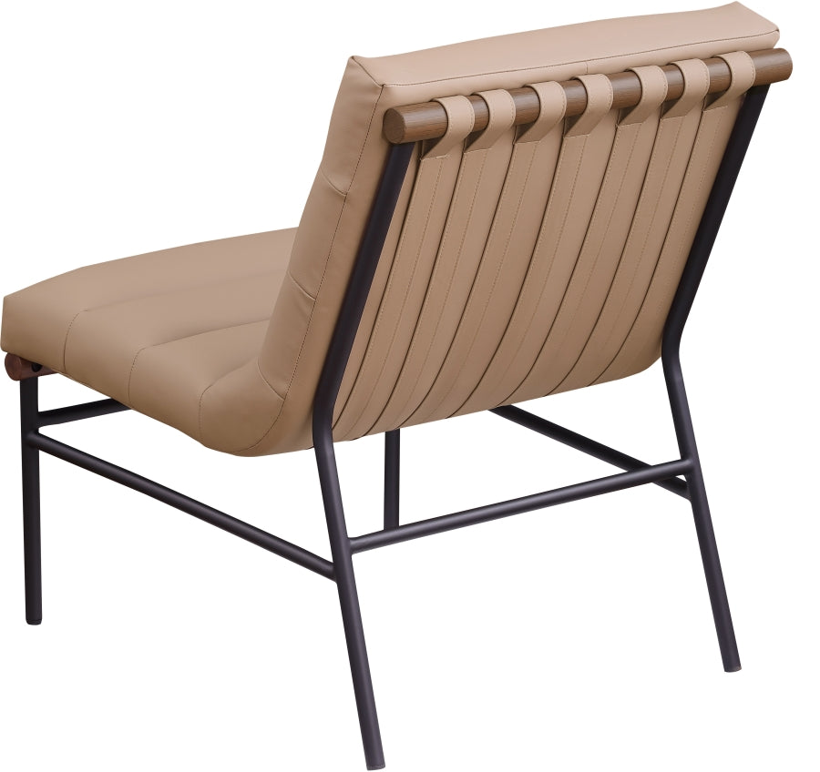 Fauteuil d'appoint rembourré en chenille Vivi