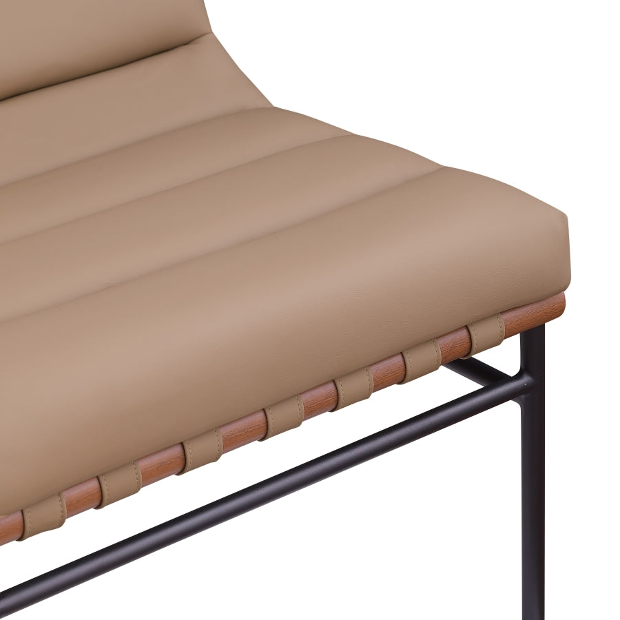 Fauteuil d'appoint rembourré en chenille Vivi
