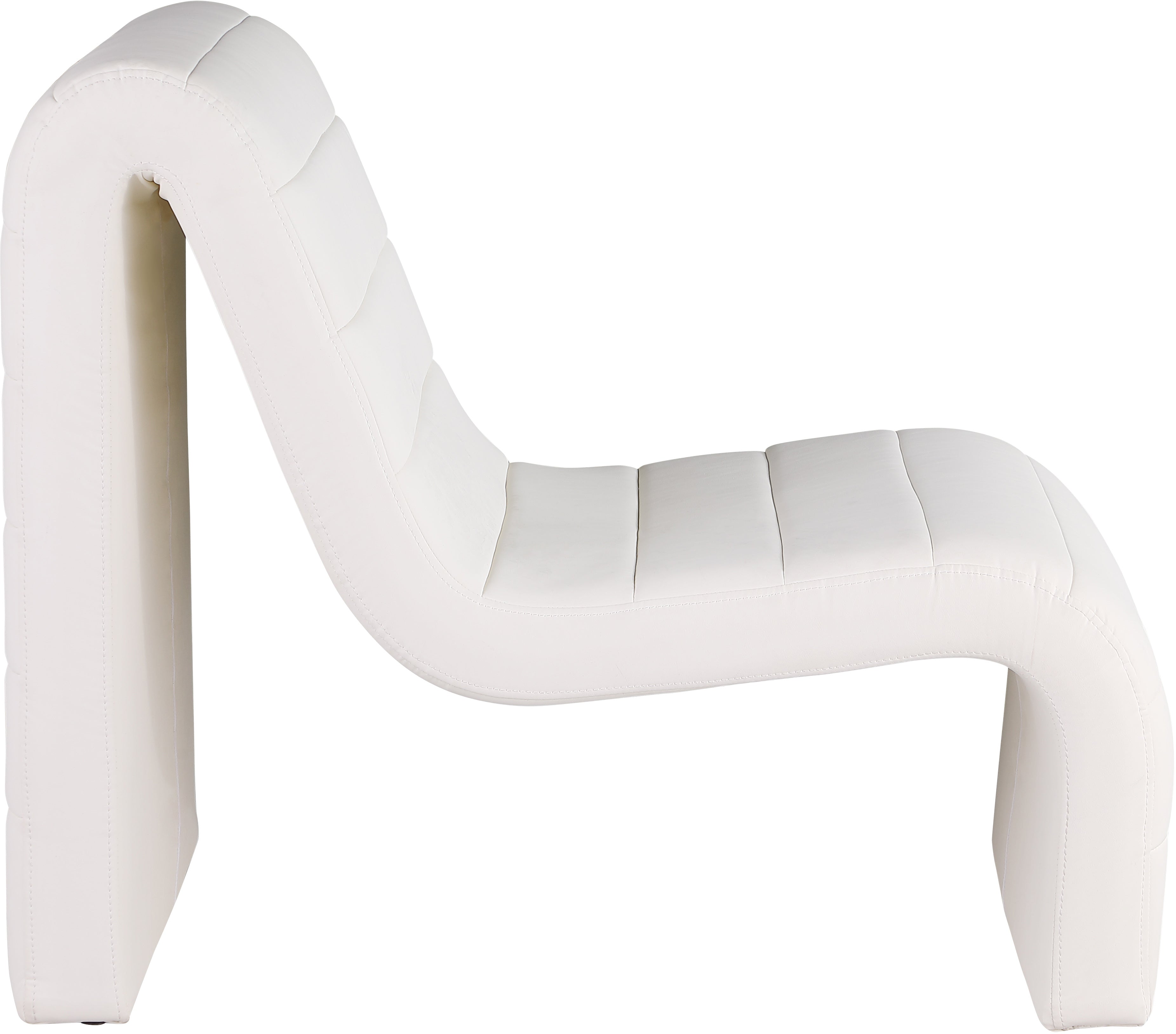 Ivy Vegan Leather Upholstered Accent Chair