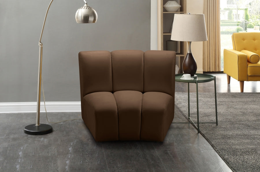 Infinity Velvet Upholstered Modular Chair