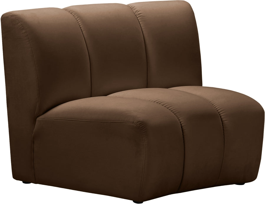 Infinity Velvet Upholstered Modular Chair