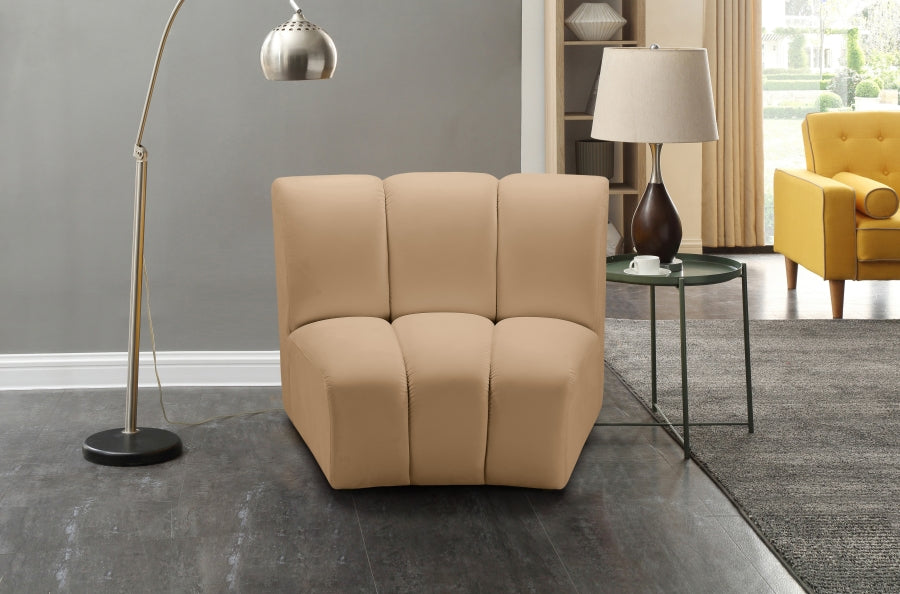 Infinity Velvet Upholstered Modular Chair