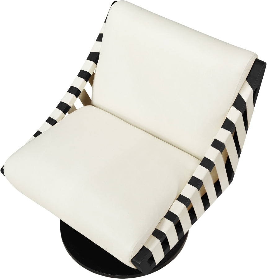 Fauteuil d'appoint rembourré en chenille Vivi