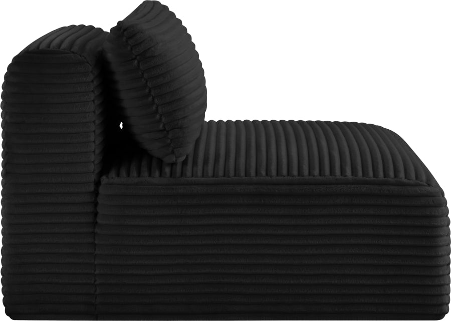 Shaggy Corduroy Performance Fabric Upholstered Accent Chair