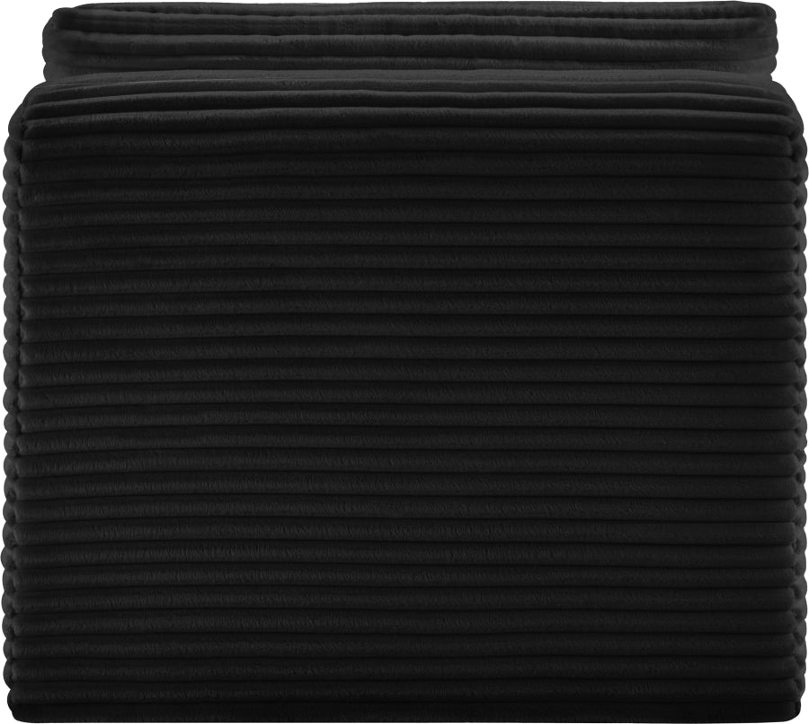 Shaggy Corduroy Performance Fabric Upholstered Accent Chair