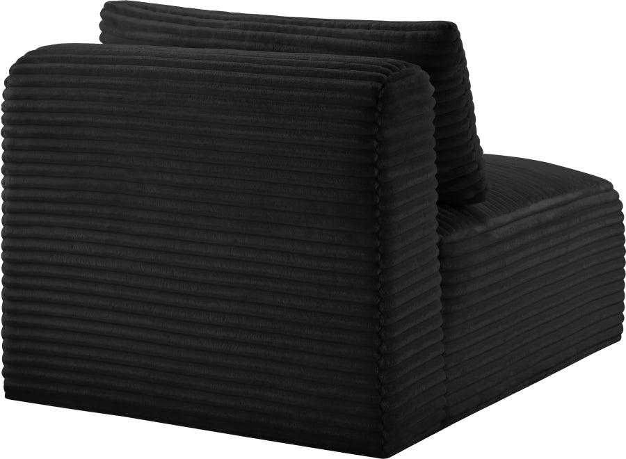 Shaggy Corduroy Performance Fabric Upholstered Accent Chair