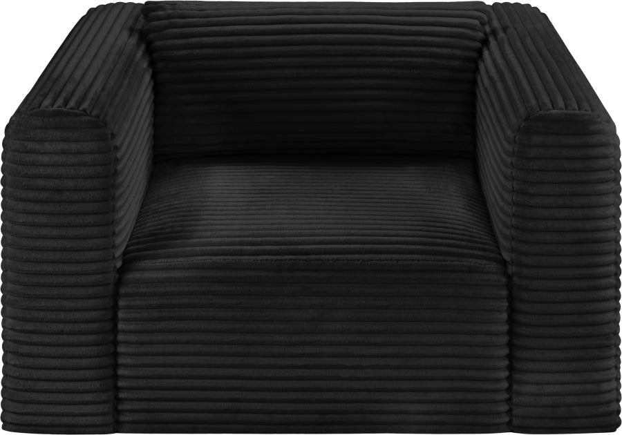 Shaggy Corduroy Performance Fabric Upholstered Accent Chair